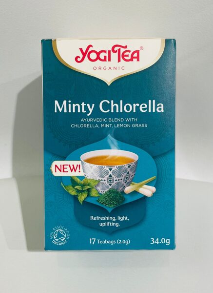 YOGI TEA Minty Chlorella tēja paciņās N17