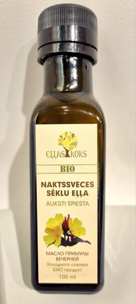 Naktssveces eļļa, auksti spiesta 100 vai 250 ml