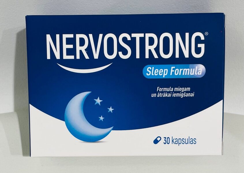 NERVOSTRONG Sleep Formula kapsulas, 30 gab.