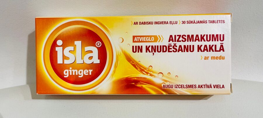 ISLA Ginger, 30 sūkājamās tabletes