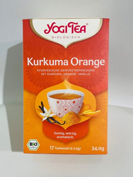 YOGI TEA Kurkuma Orange tēja paciņās N17