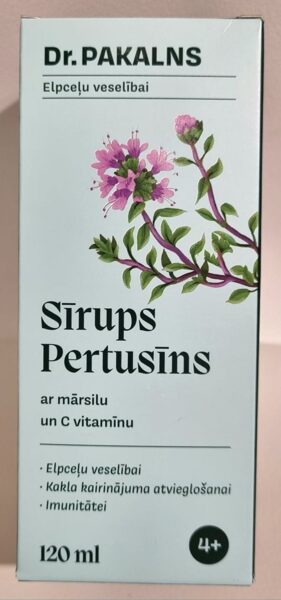 Dr.Pakalns Sīrups Pertusīns, 120 ml