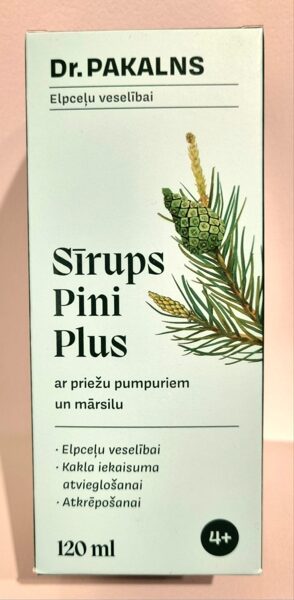 Dr.Pakalns Sīrups Pini Plus, 120 ml