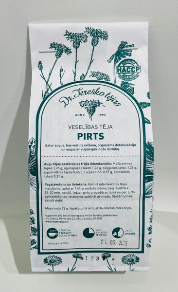 Dr.Tereško Pirts tēja, 63 g