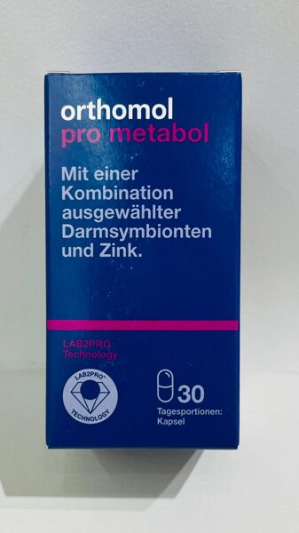 ORTHOMOL Pro Metabol kapsulas, 30 gab.