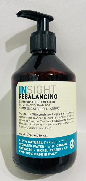 INSIGHT Rebalancing Balansējošs šampūns taukainiem matiem, 350ml