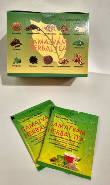 Unifarma Herbals Samatvam Herbal tēja, 25 gb. SAUKSTĒŠANAS SIMPTOMIEM