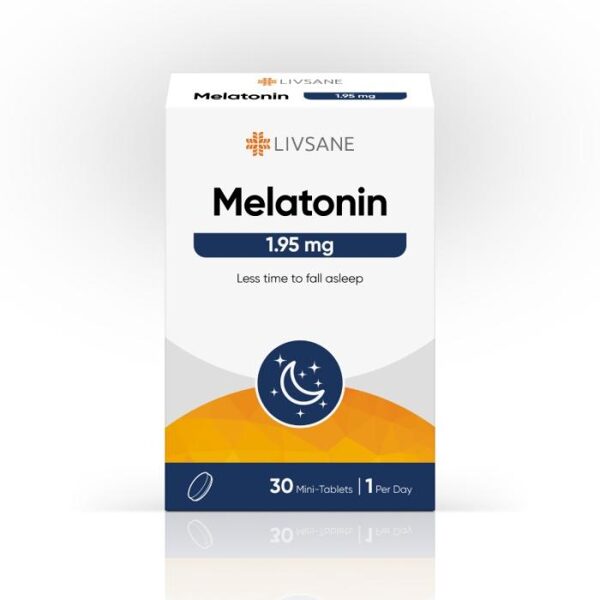 LIVSANE Melatonīns 1,9 mg tabletes N30