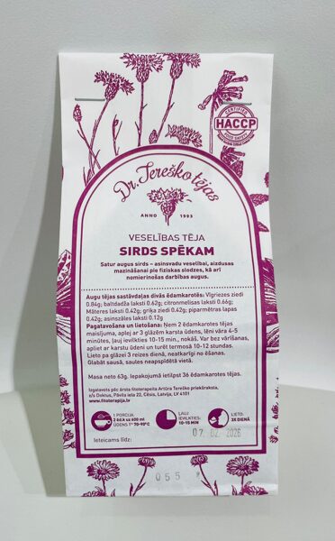 DR.TEREŠKO Sirds Spēkam tēja, 63 g