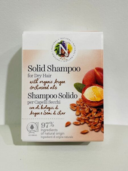 NATURAL cietais šampūns sausiem matiem 50g