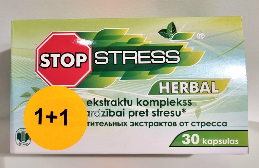 Stop Stress Herbal komplekts, 2 x 30 kapsulas