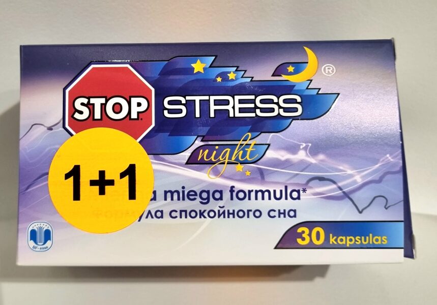 Stop Stress Night komplekts, 2 x 30 kapsulas
