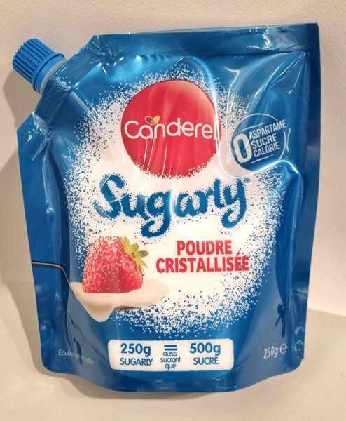 Canderel Sugarly saldinātājs kristalizēta pulvera veidā, 250 g