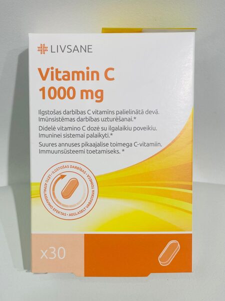 LIVSANE C vitamīns 1000mg tabletes N60