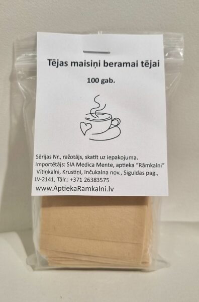 Tējas maisiņi beramai tējai 100 gab.