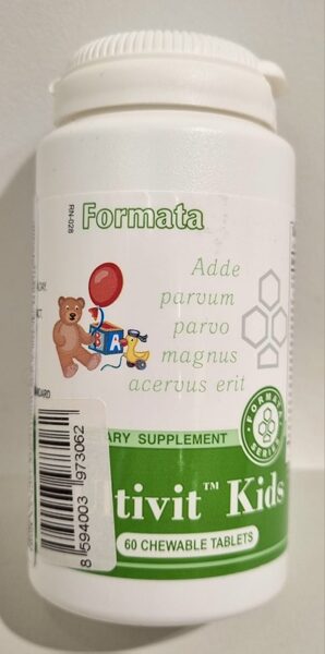 SANTEGRA Ultivit™ Kids vitamīni bērniem košļājamās tabletes N60
