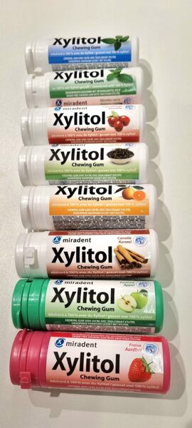 Xylitol košļājamā gumija pieaugušajiem un bērniem