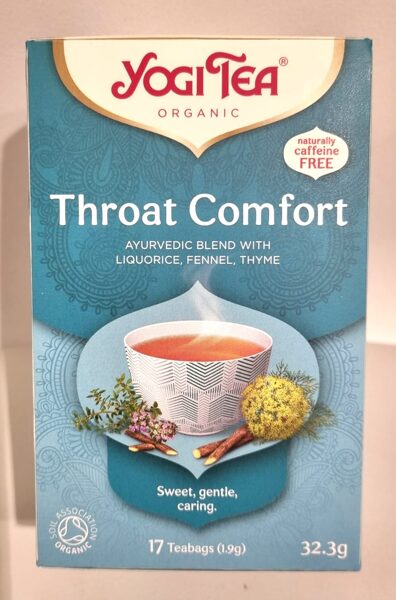 Yogi Tea Throat Comfort tēja paciņās N17
